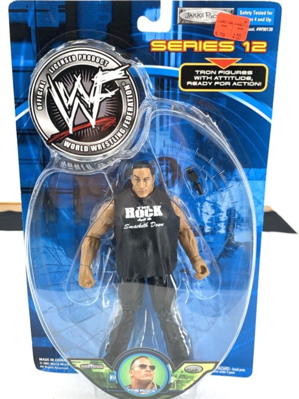 Jakks WWF Series 12 The Rock Wrestling Action Figure Series 12 NIB